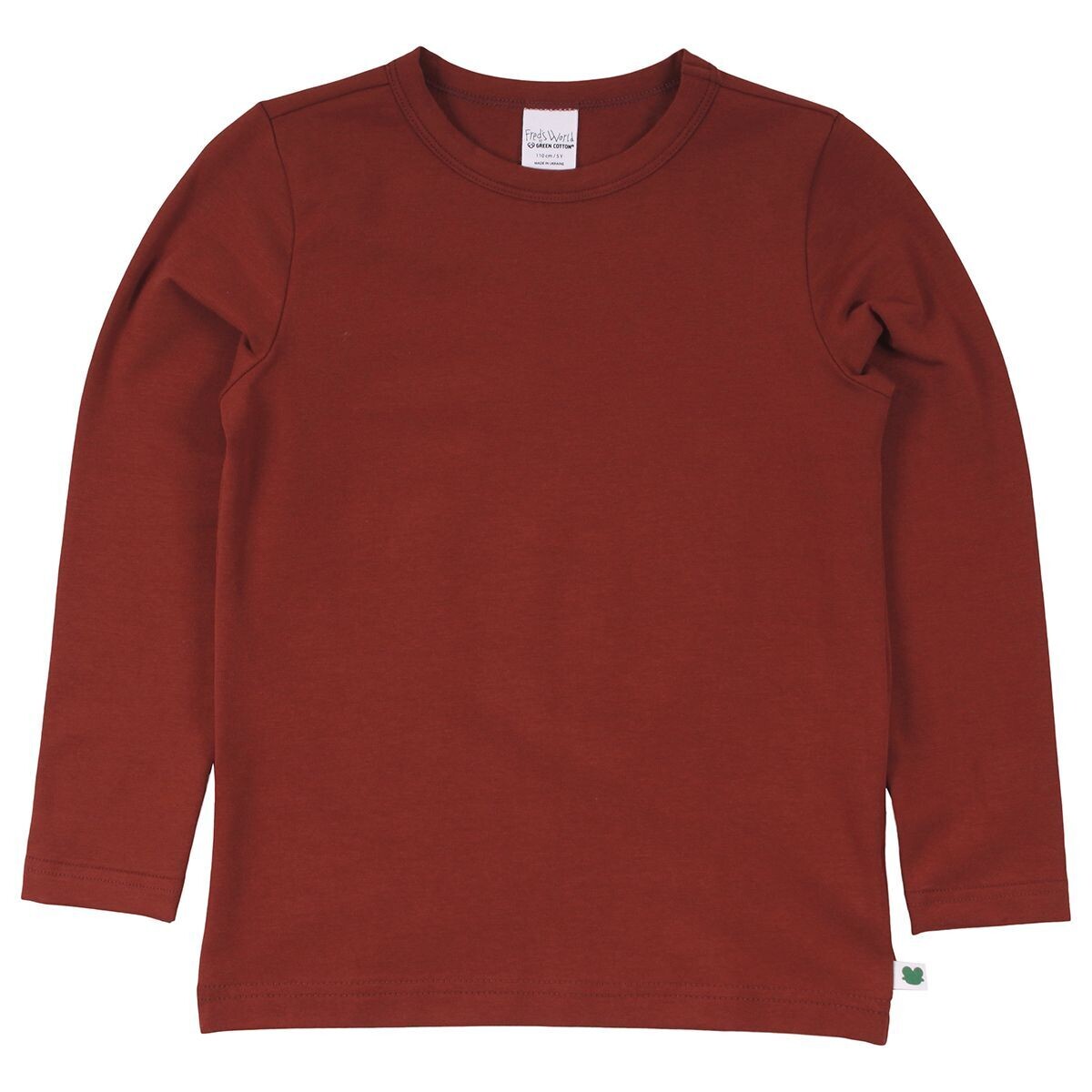 Green Cotton Freds World Langarmshirt Fudge