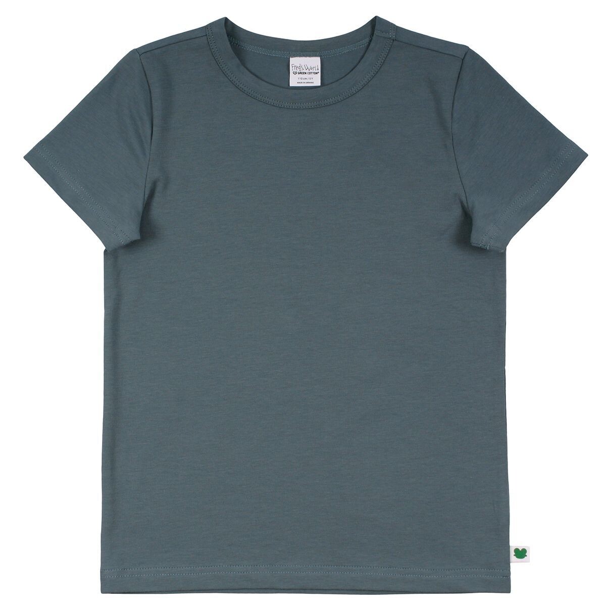Green Cotton Fred's World Shirt SS Stormy Blue