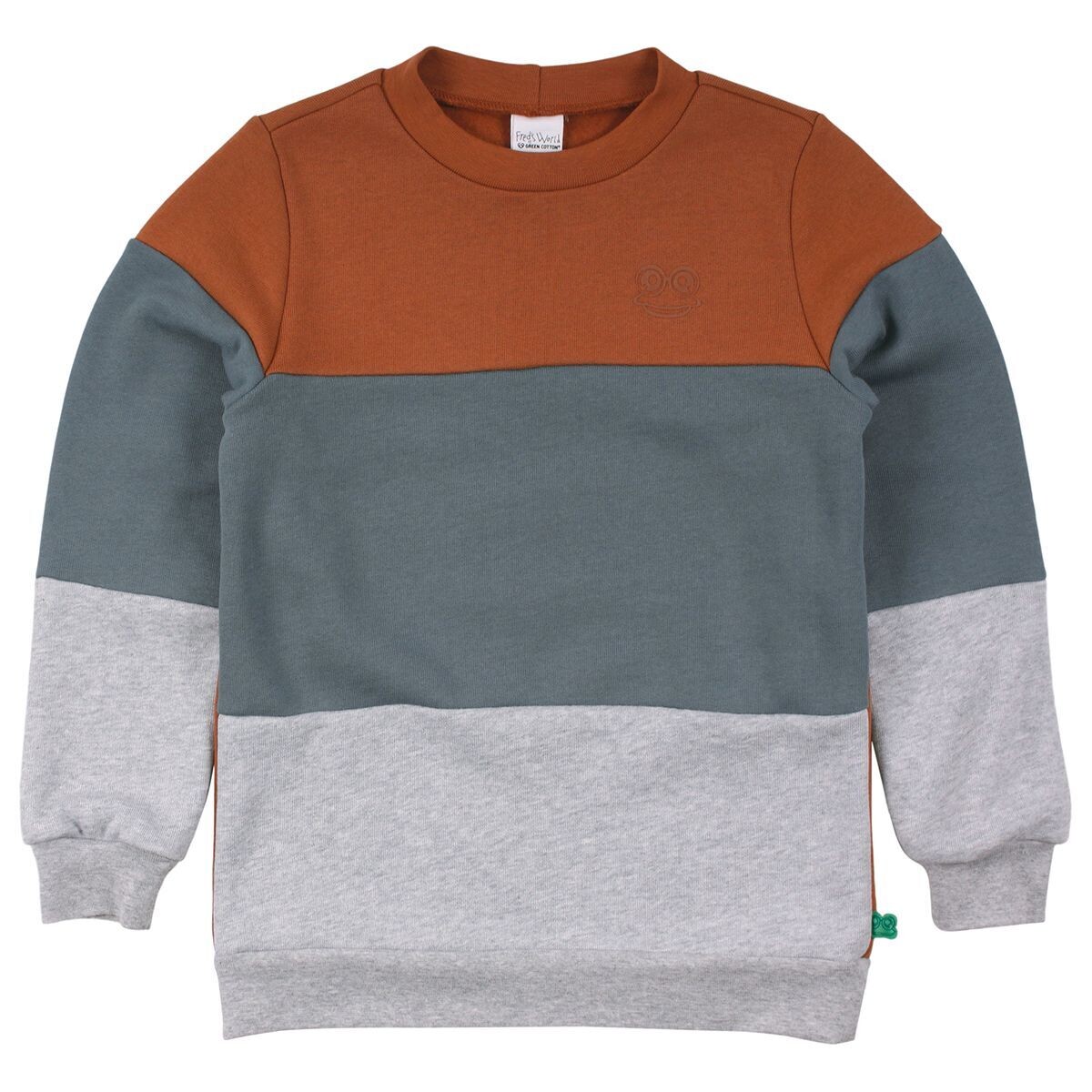 Green Cotton Fred's World Sweatshirt Block