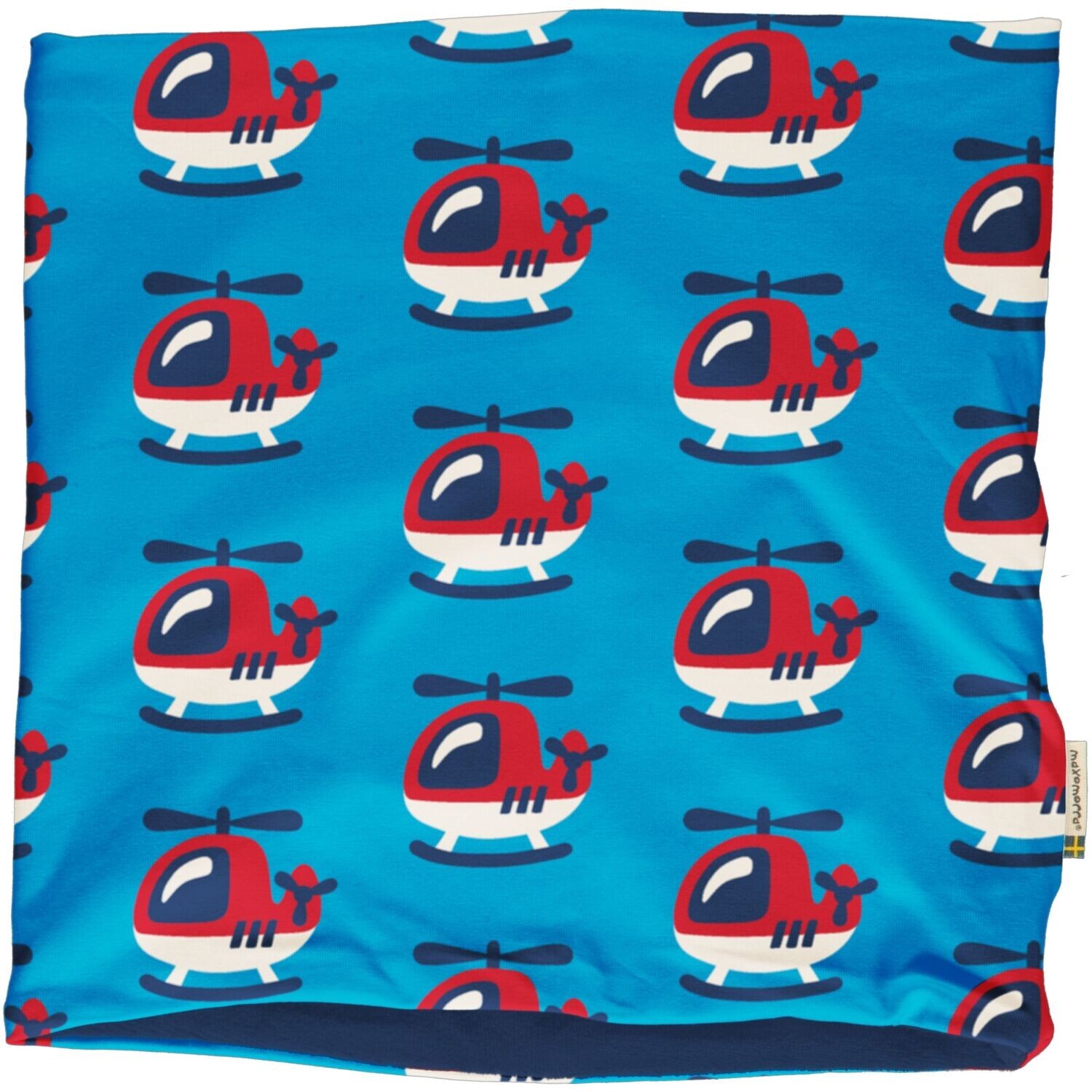 Maxomorra Rundschal/Scarf Velour Helicopter
