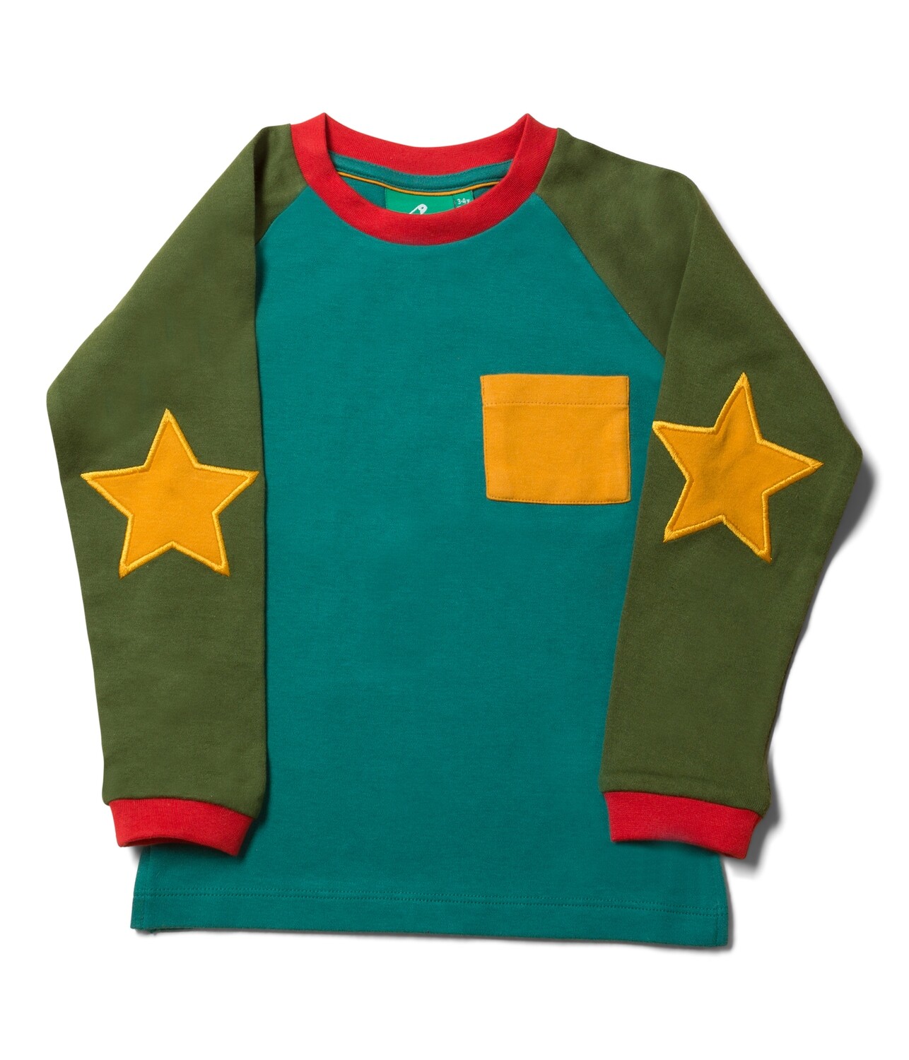 Little Green Radicals Langarmshirt Green Star *SALE*