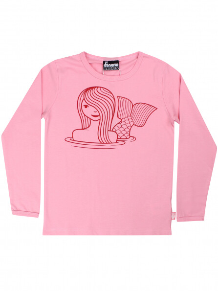 Danefae Basic Langarmshirt Light Pink Swimaid