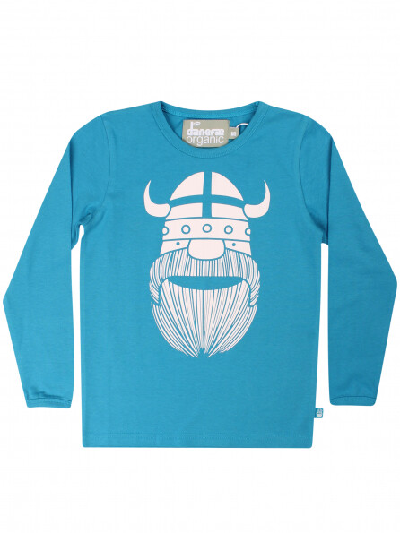 Danefae Organic Langarmshirt Spire Tee Dusty Blue ERIK