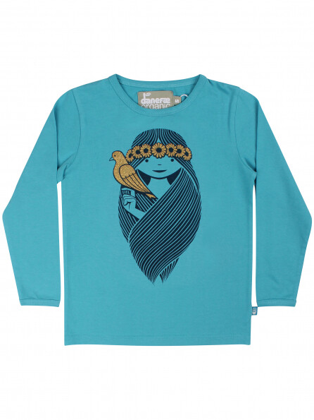 Danefae Organic Langarmshirt Rainblue Lillimiss