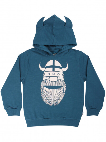 Danefae Organic Warrior Hoodie Stone Blue ERIK