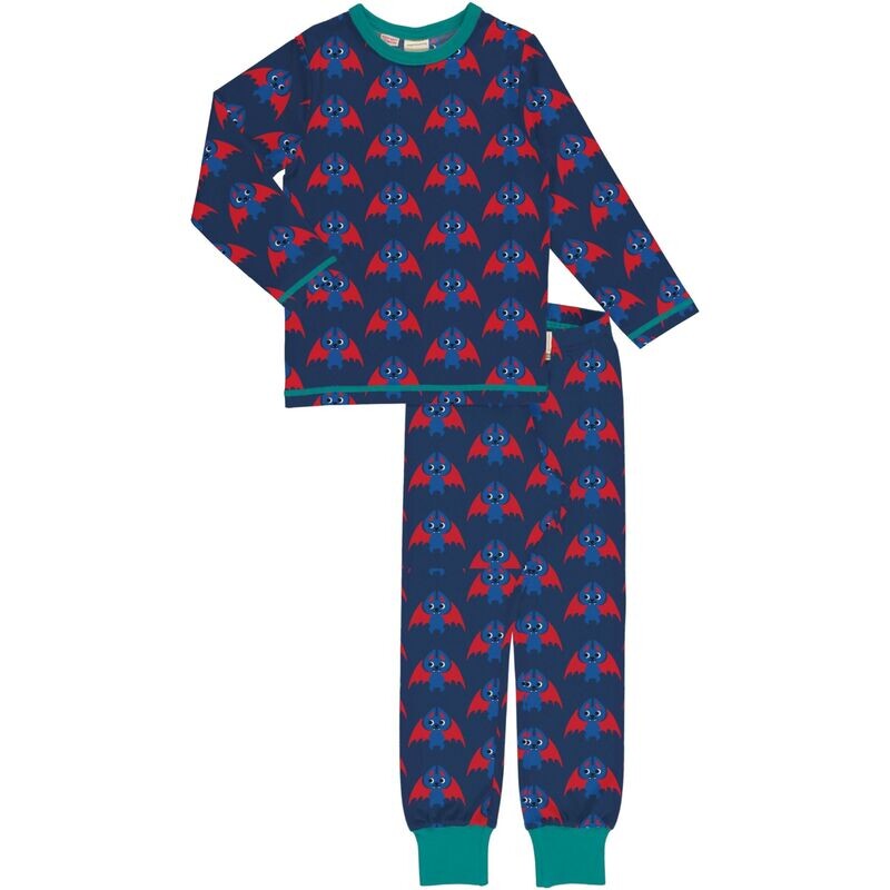 Maxomorra Pyjama LS Fledermaus