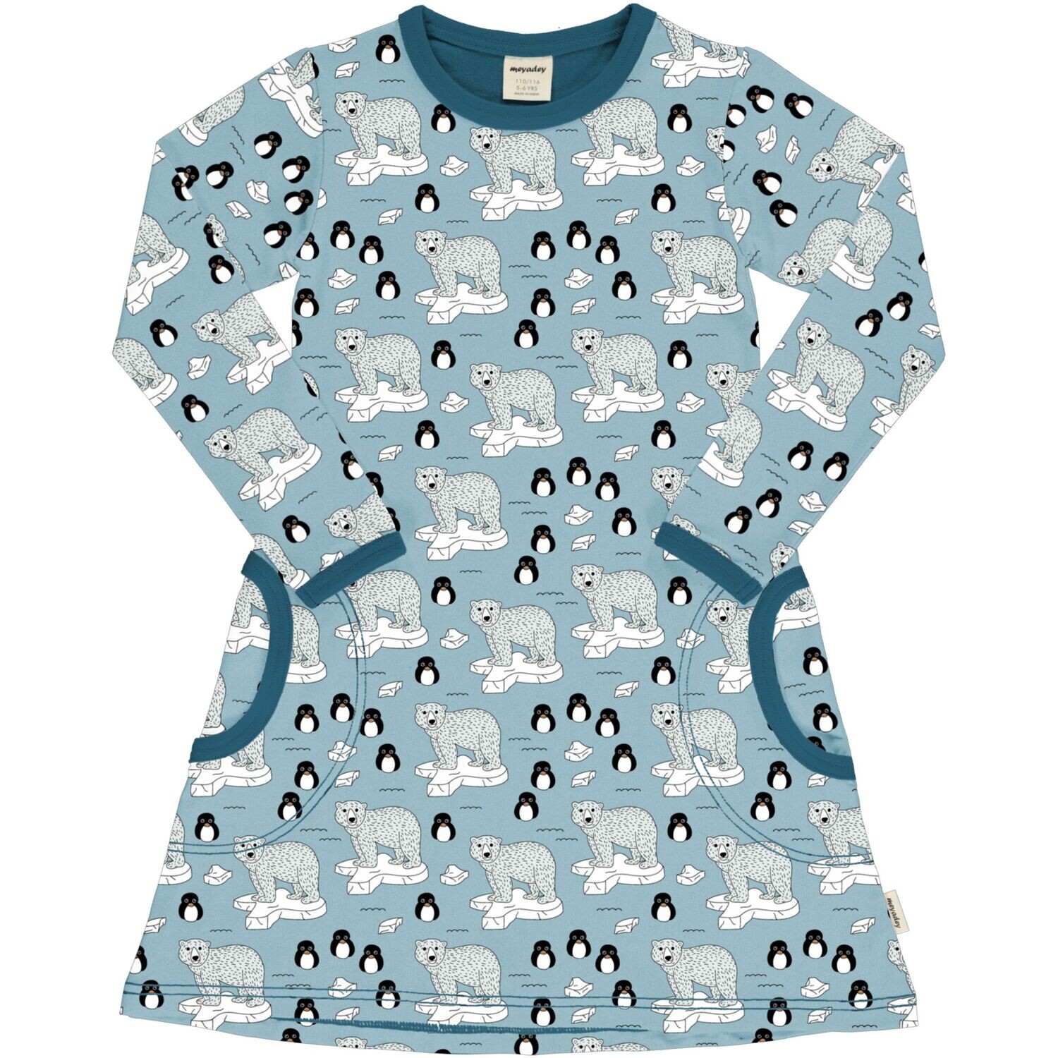 Meyadey by Maxomorra Dress LS Floating Bear