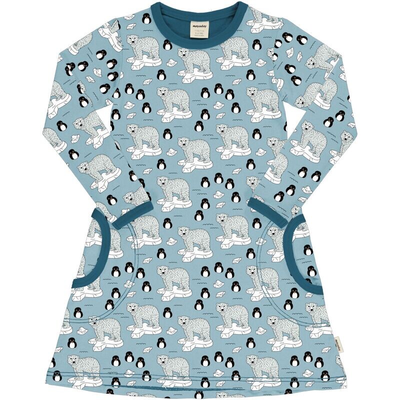 Meyadey by Maxomorra Dress LS Floating Bear