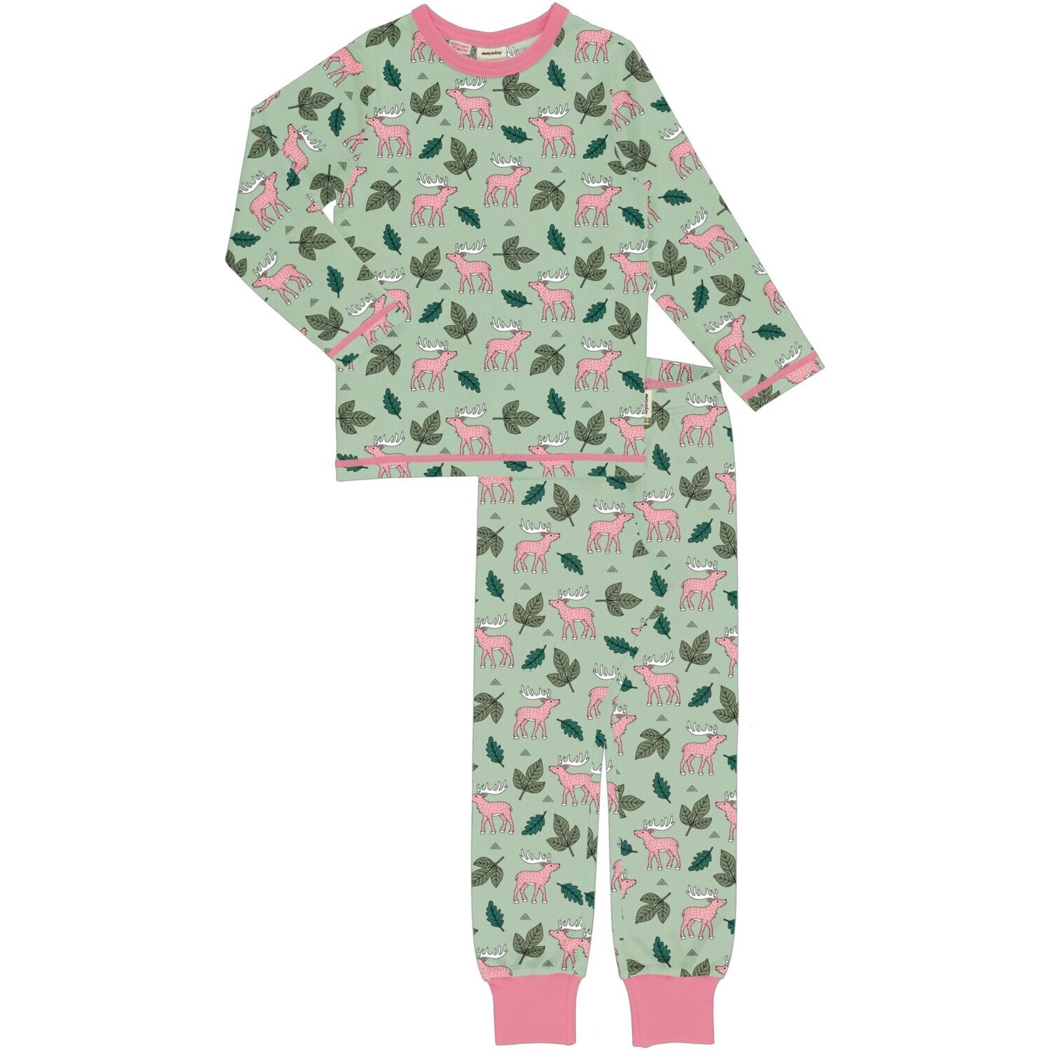 Meyadey by Maxomorra Pyjama LS Petal Moose