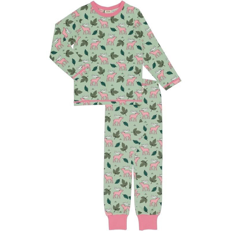 Meyadey by Maxomorra Pyjama LS Petal Moose