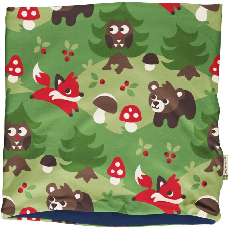 Maxomorra Rundschal/Scarf Velour Forest