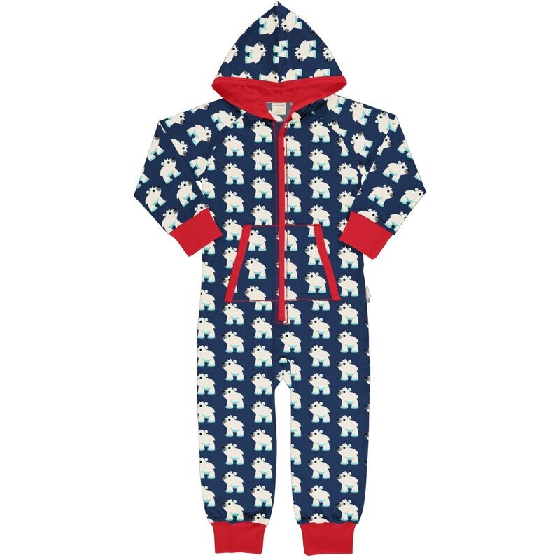 Maxomorra One Piece / Einteiler Sweat  Polar Bear