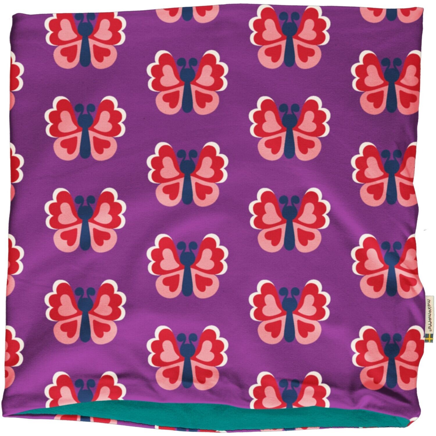 Maxomorra Rundschal/Scarf Velour Butterfly