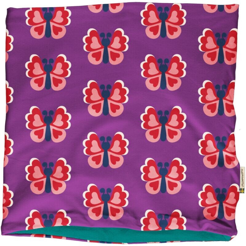 Maxomorra Rundschal/Scarf Velour Butterfly