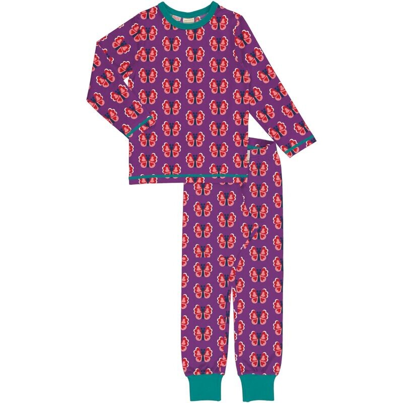 Maxomorra Pyjama LS Butterfly