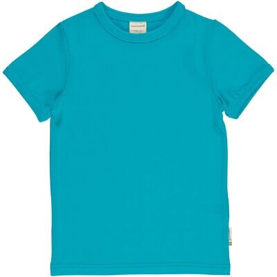 Maxomorra Basic Top SS Solid Turquoise