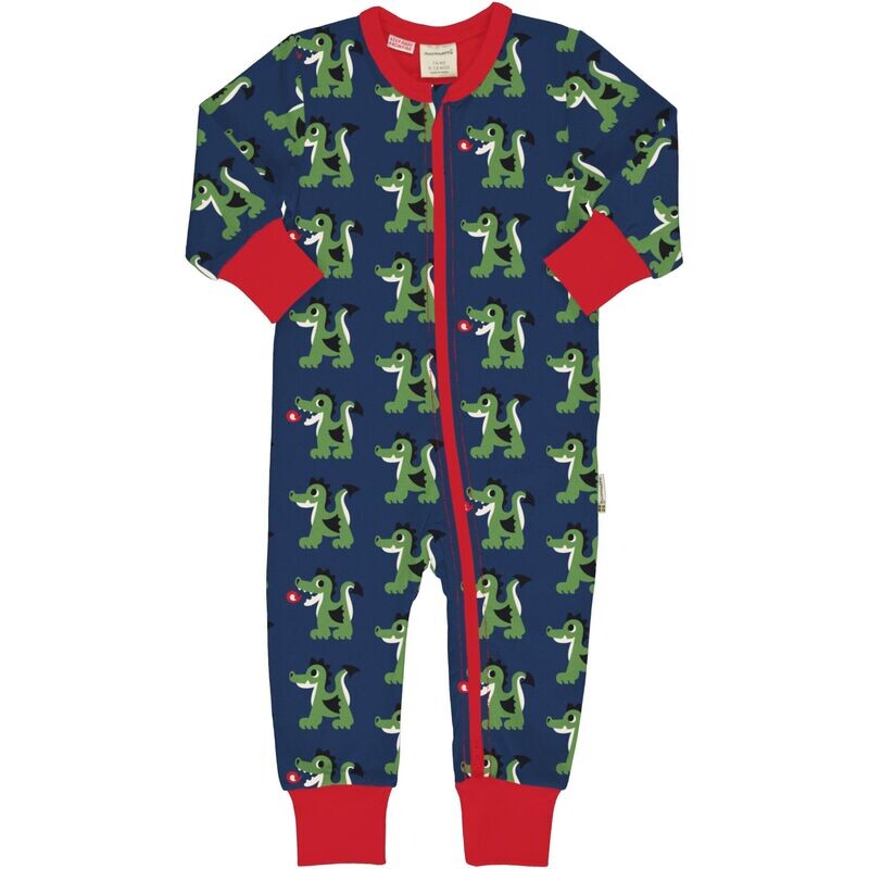 Maxomorra Rompersuit LS Dragon