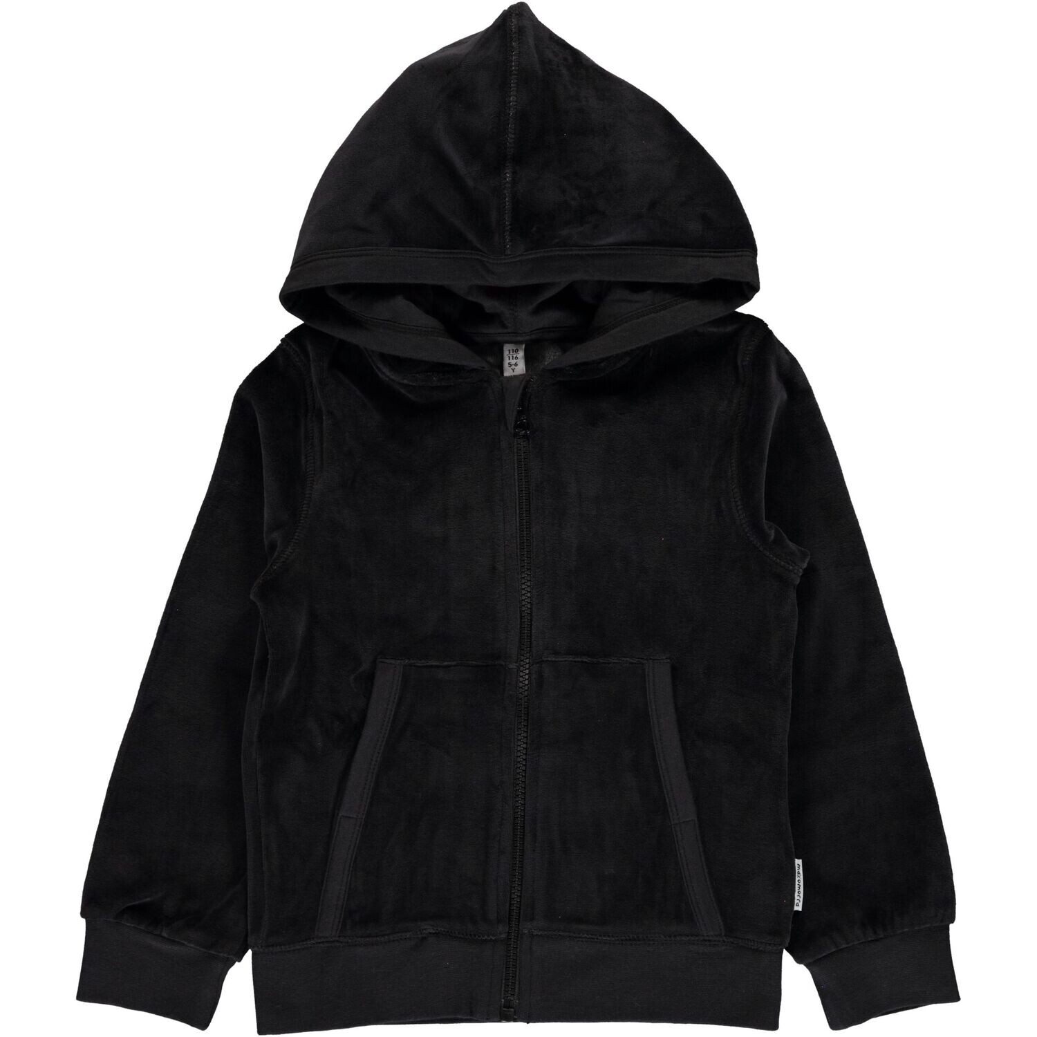 Maxomorra Cardigan Velour Black