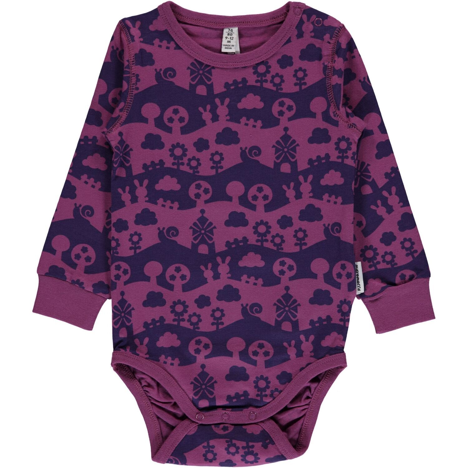 Maxomorra Body LS Purple Landscape