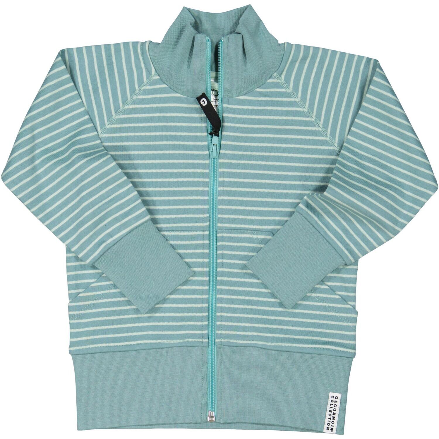 Geggamoja Zipsweater Petrol/Turq.