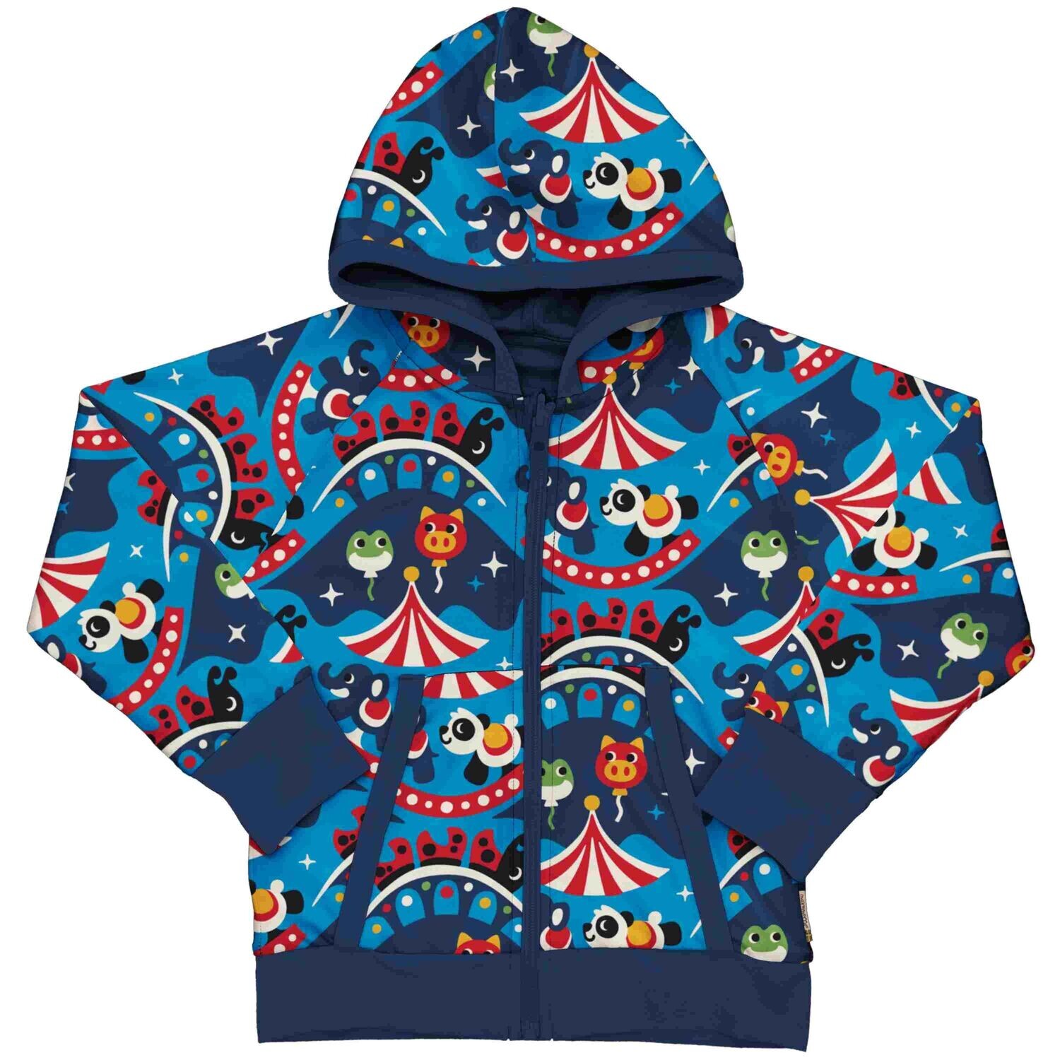 Maxomorra Cardigan Hood Reversible Fairground