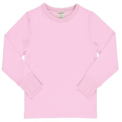 Meyadey by Maxomorra Shirt LS Solid Pink Soft