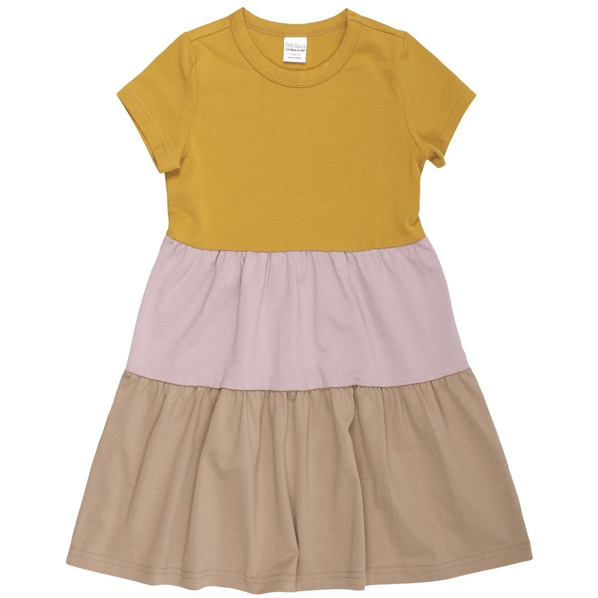 Green Cotton Fred's World Alfa Layer Kleid Honey
