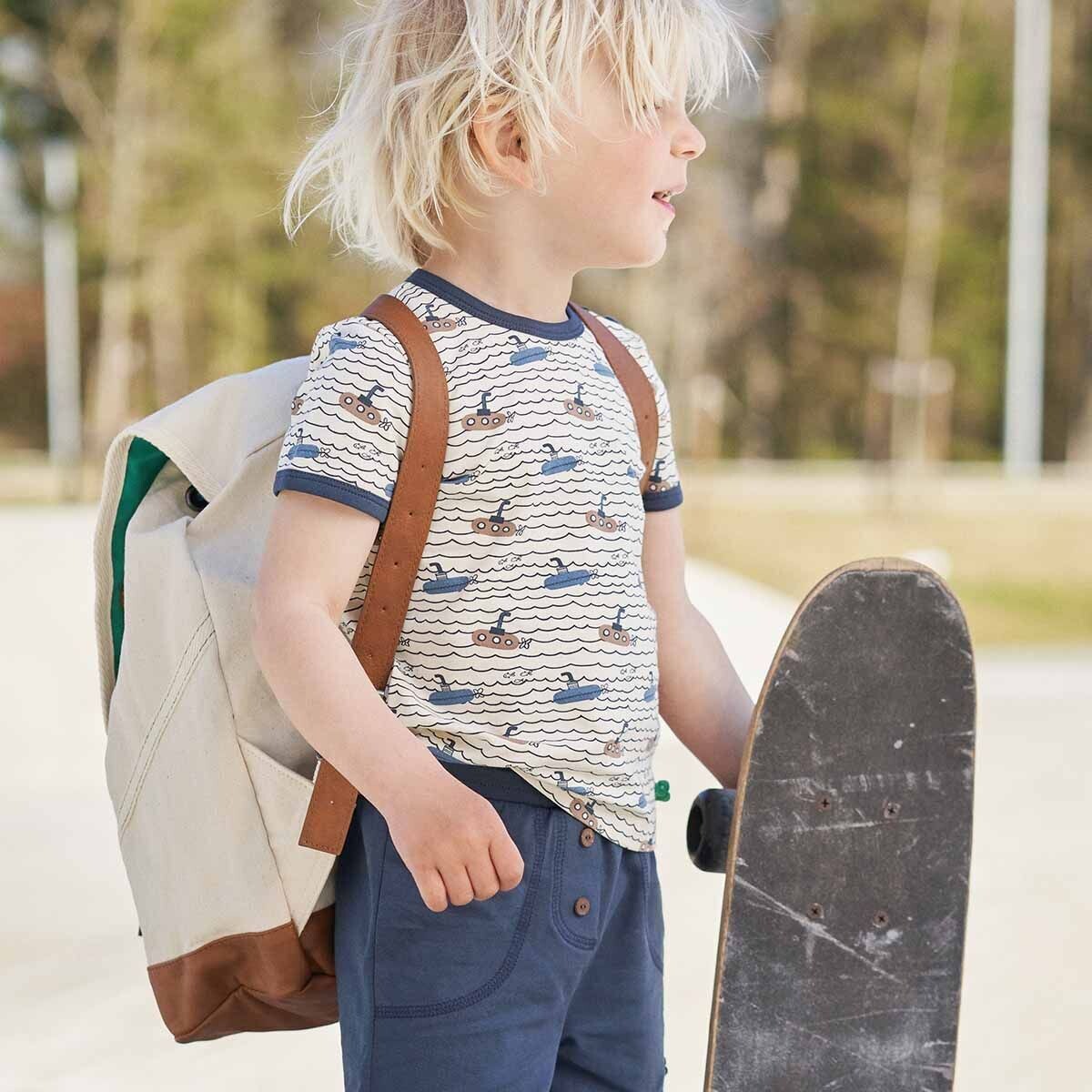 Green Cotton Fred's World Shirt SS Submarine