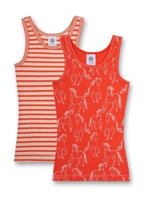 Sanetta Unterleibchen (Doppelpack) Horse/Stripe *Aktion*