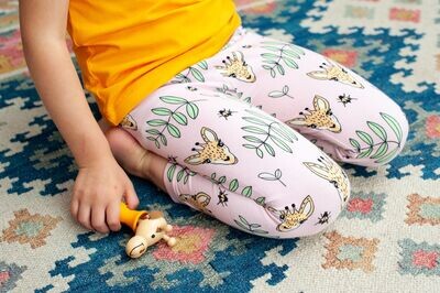 Meyadey by Maxomorra Leggings Cropped Giraffe Garden *SALE*