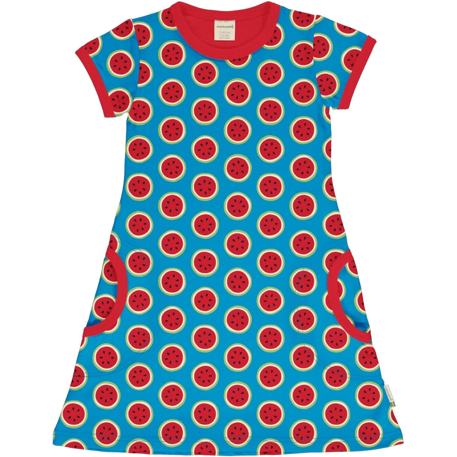 Maxomorra Dress Watermelon