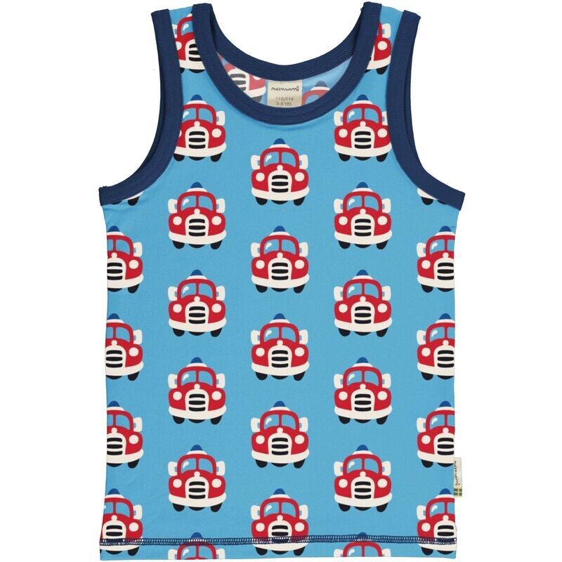 Maxomorra Tank Top Fire Truck