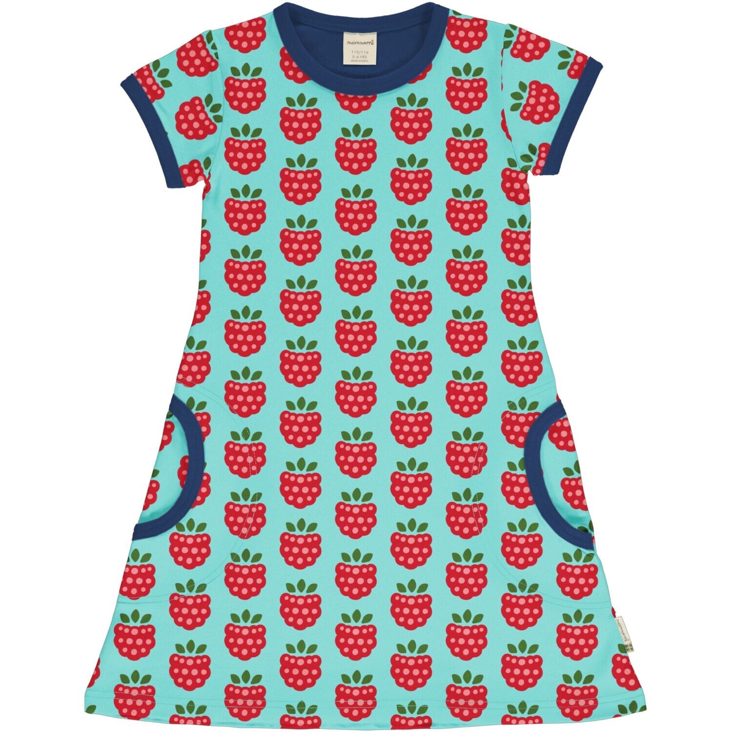 Maxomorra Dress SS Himbeere