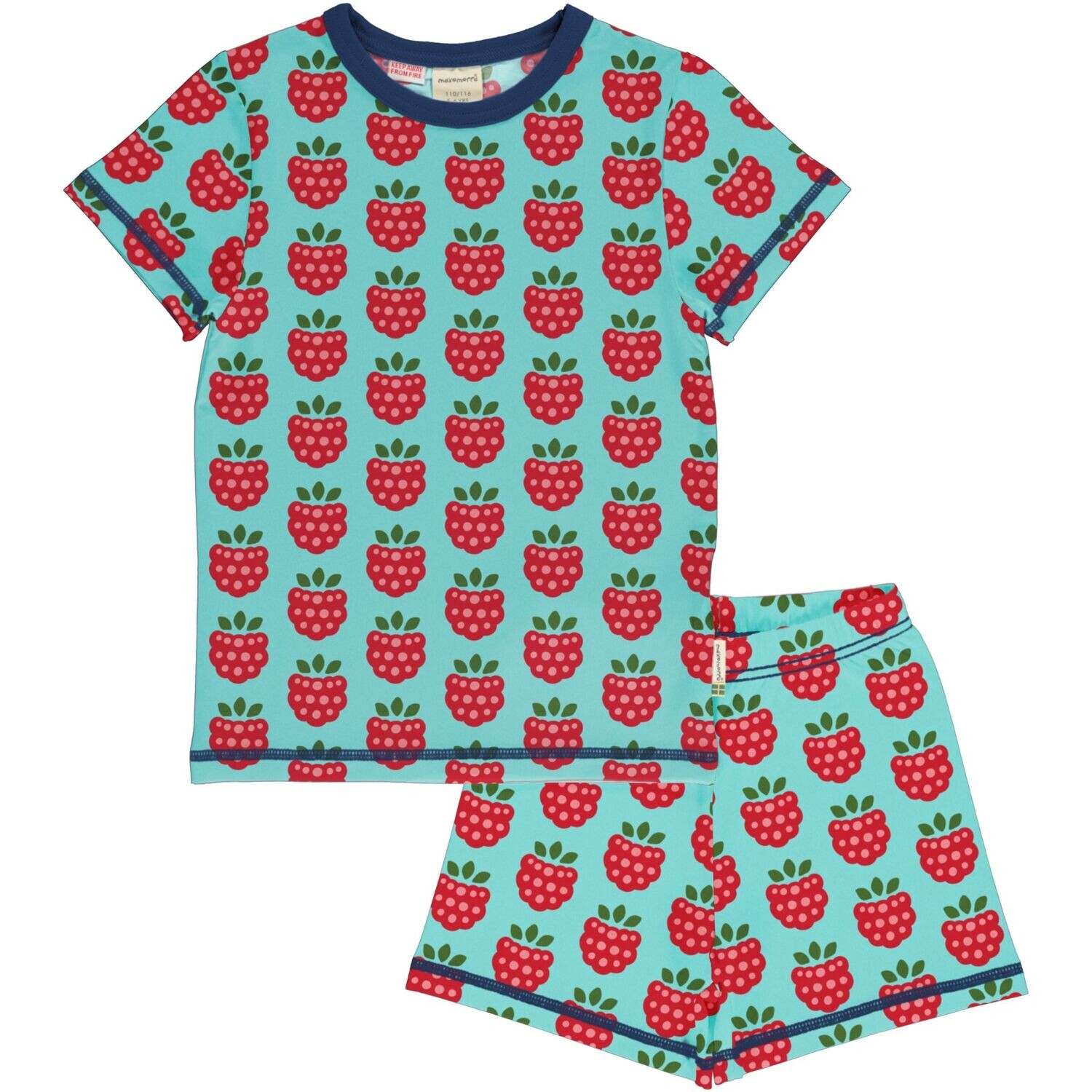 Maxomorra Pyjama SS Himbeere