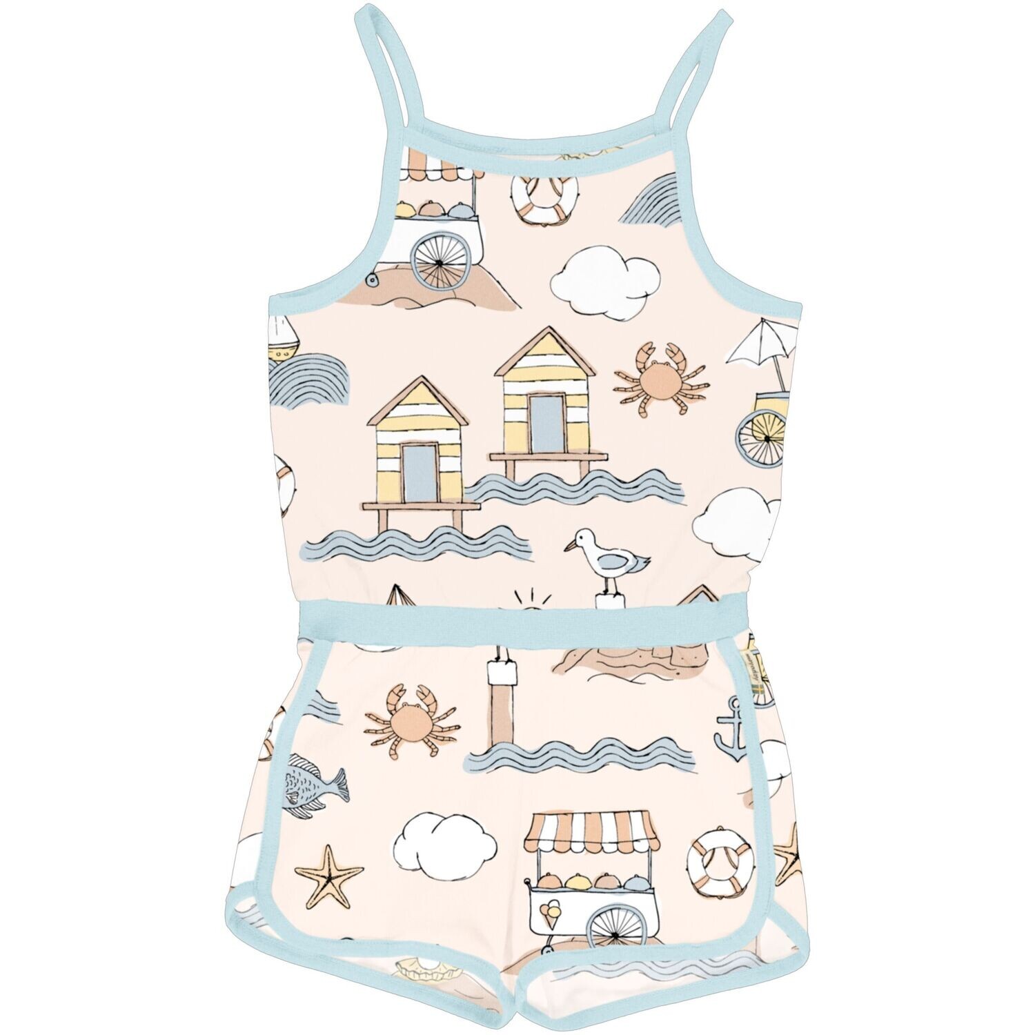 Meyadey by Maxomorra Jumpsuit Short Salty Shore