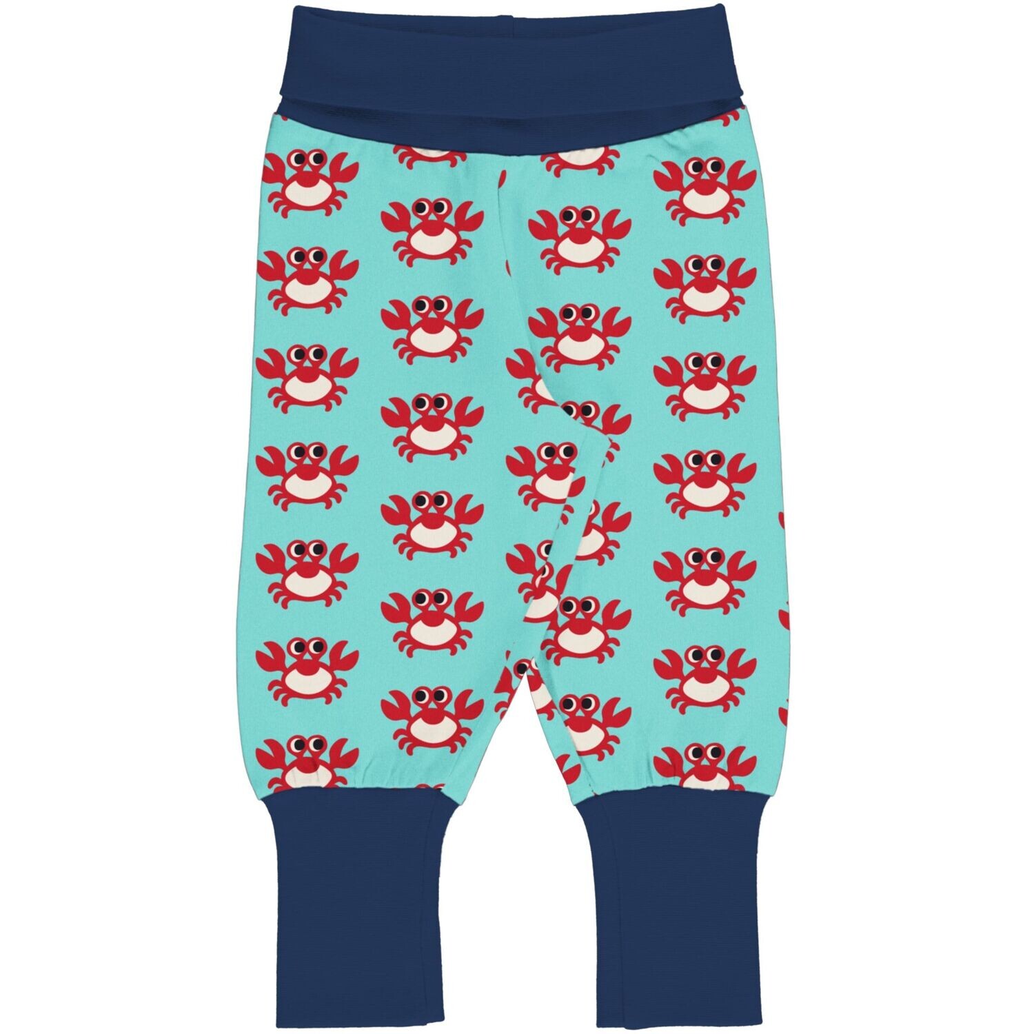 Maxomorra Pants Rib  Crab