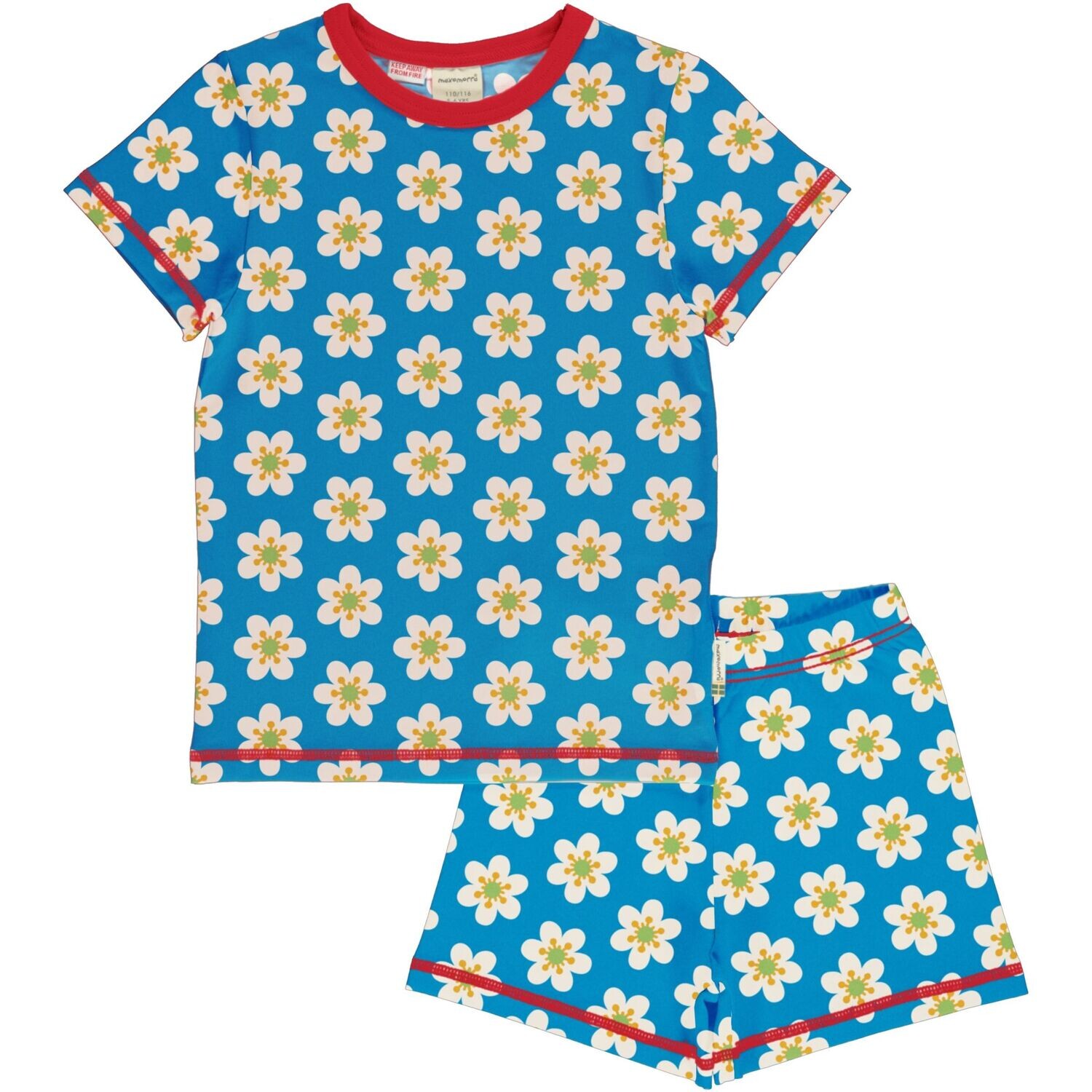Maxomorra Pyjama SS Anemone