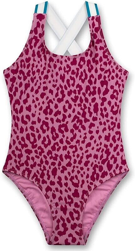 Sanetta Badeanzug  Leoprint Orchidee