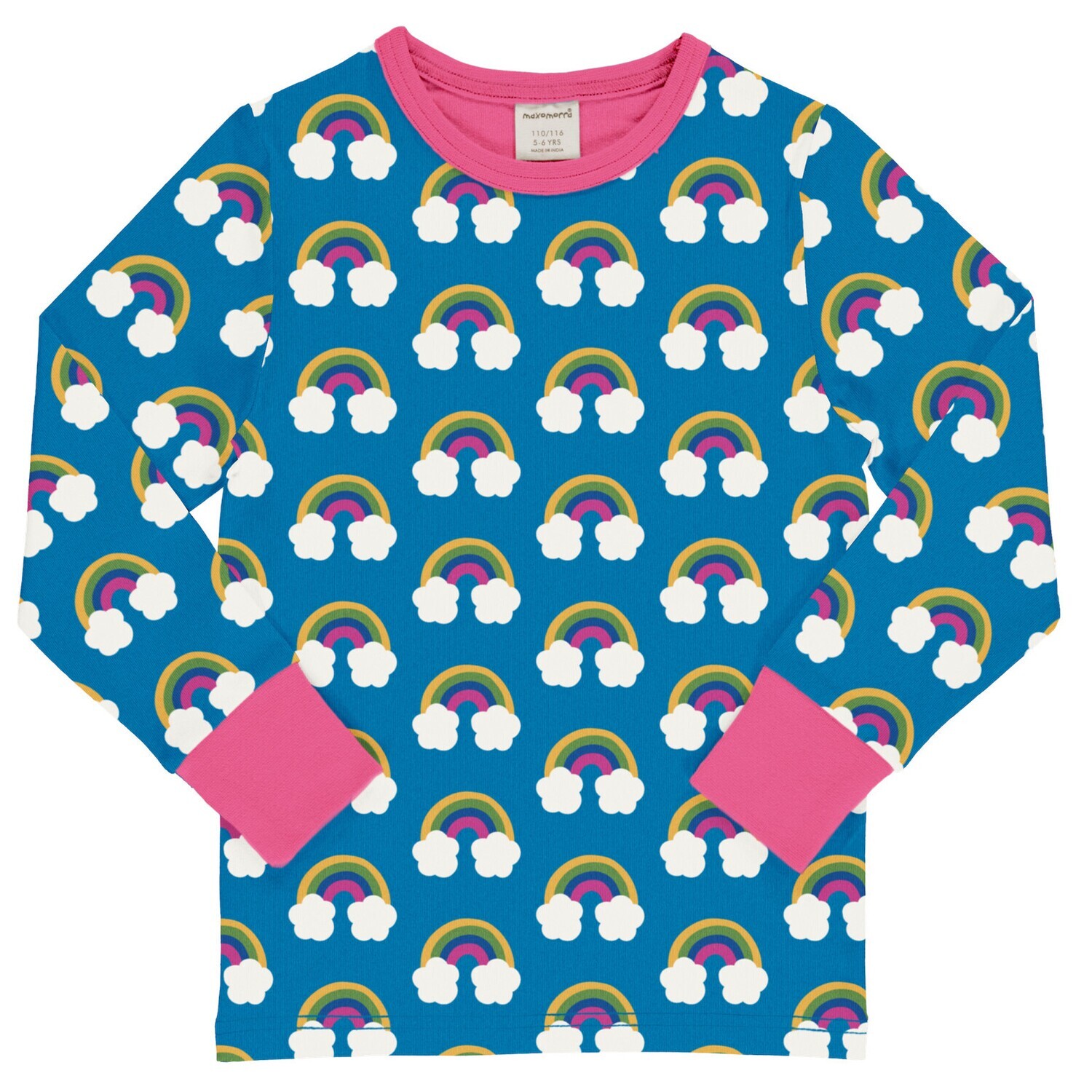 Maxomorra Top LS Farm Rainbow