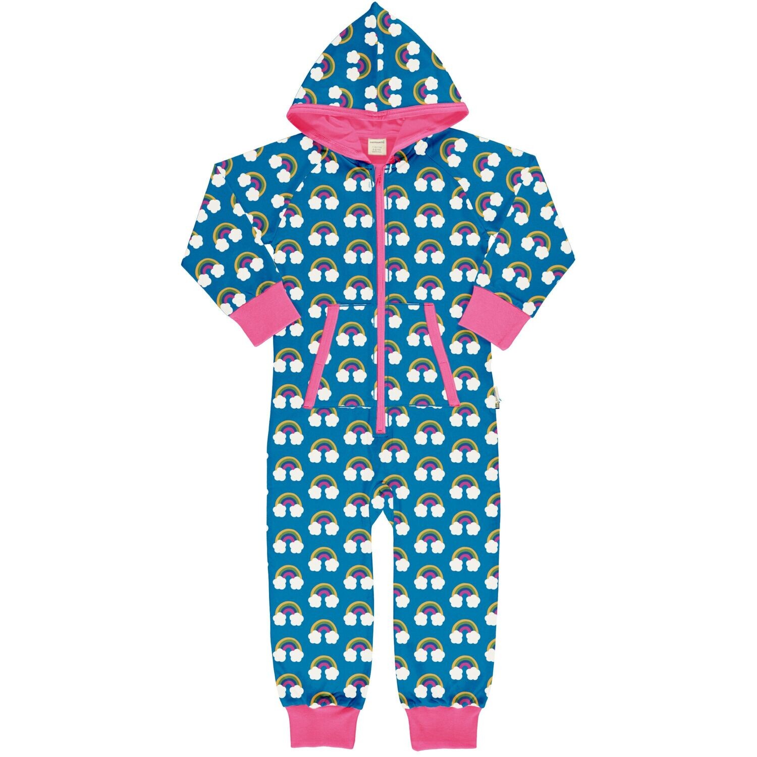 Maxomorra Onepiece Lined Farm Rainbow