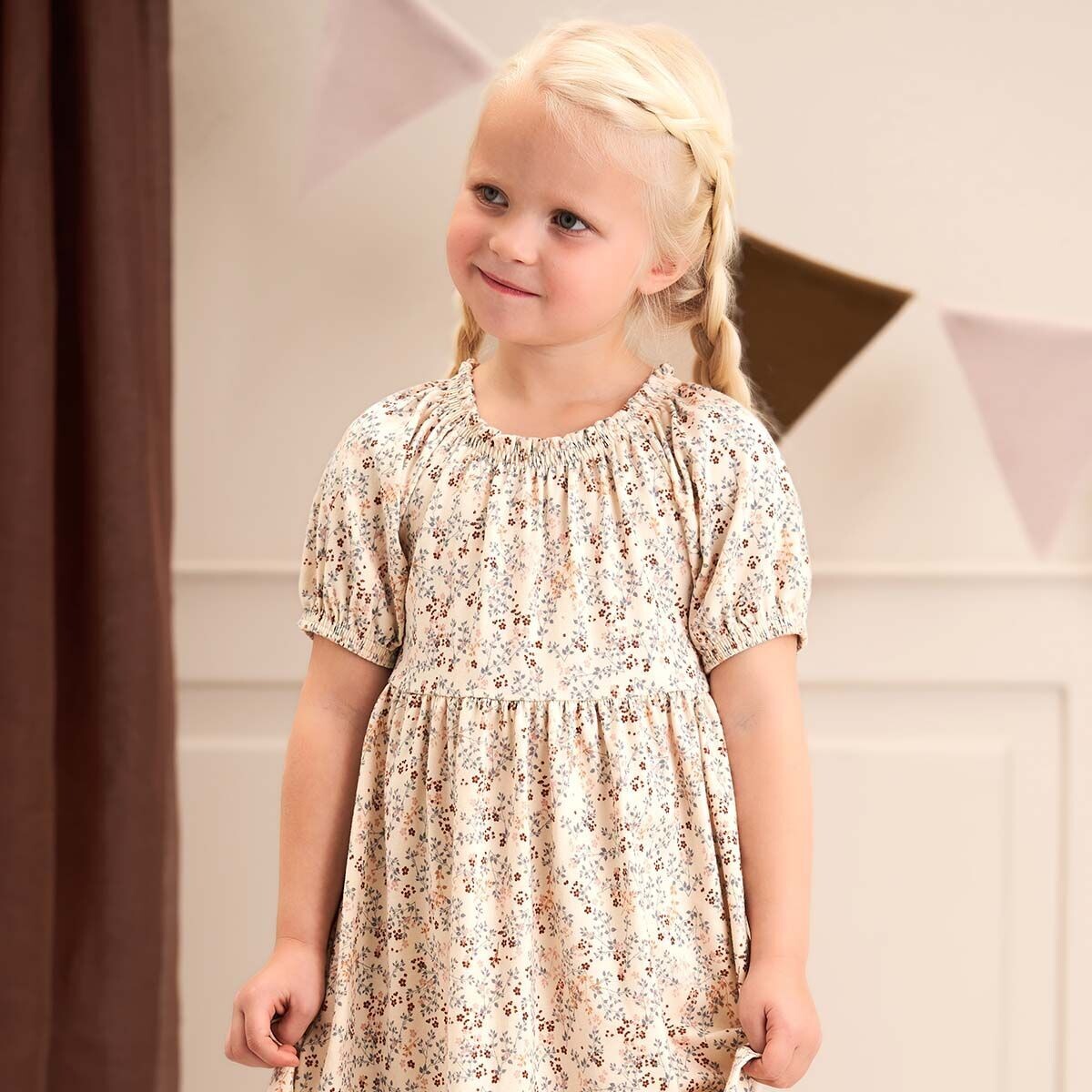 Green Cotton Müsli Tiny Dress
