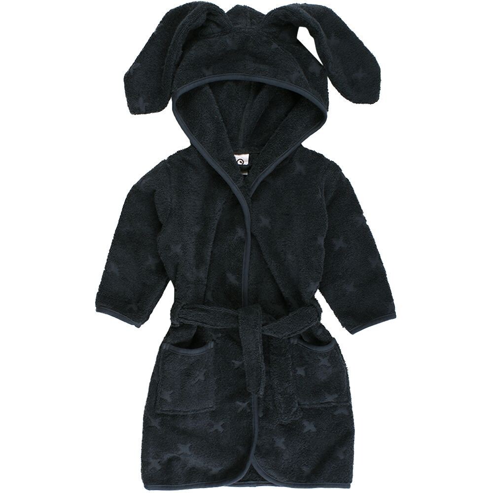 Green Cotton Müsli Bademantel Baby Bunny Midnight
