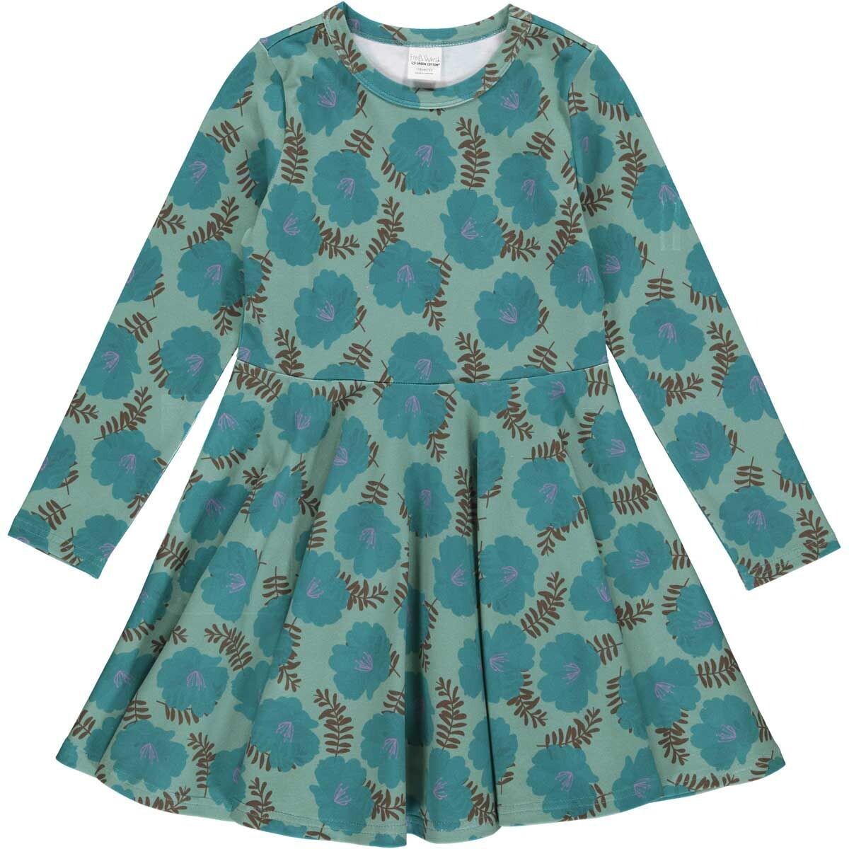 Green Cotton Fred's World Power Swing Dress