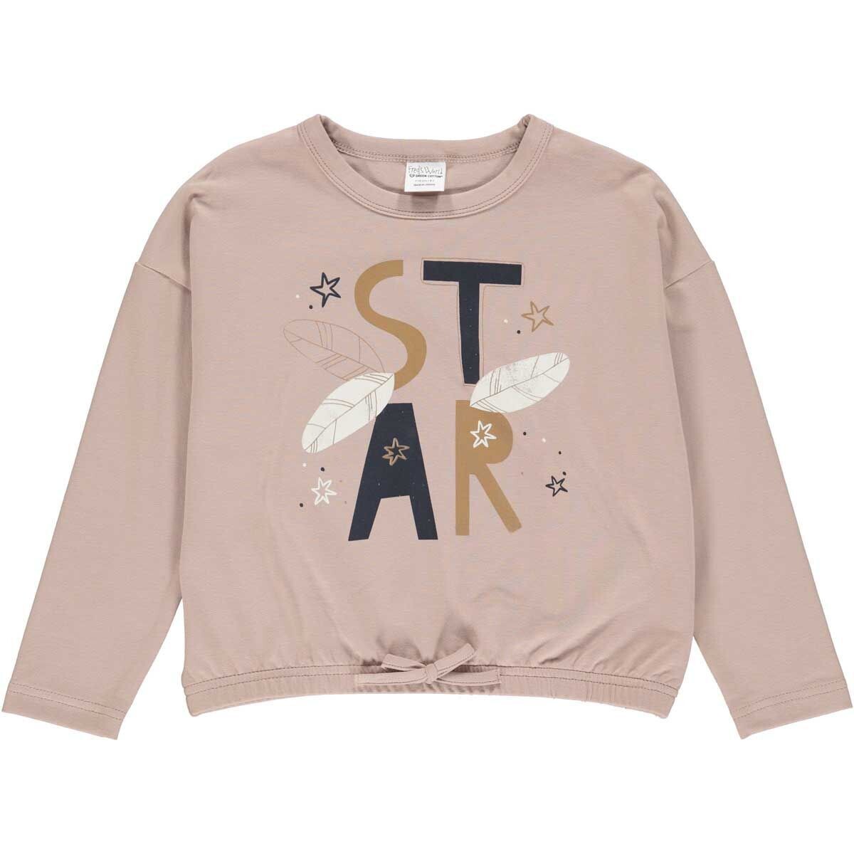 Green Cotton Freds World Langarmshirt Star Front
