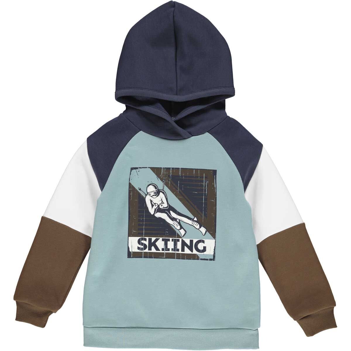 Green Cotton Freds World Hoodie Skiing