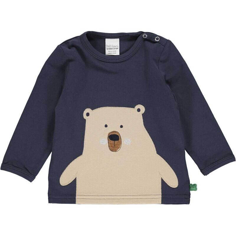 Green Cotton Freds World Pulli Polar Bear Baby