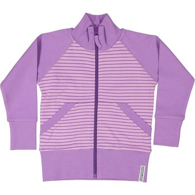 Geggamoja Zipsweater Purple/Purple