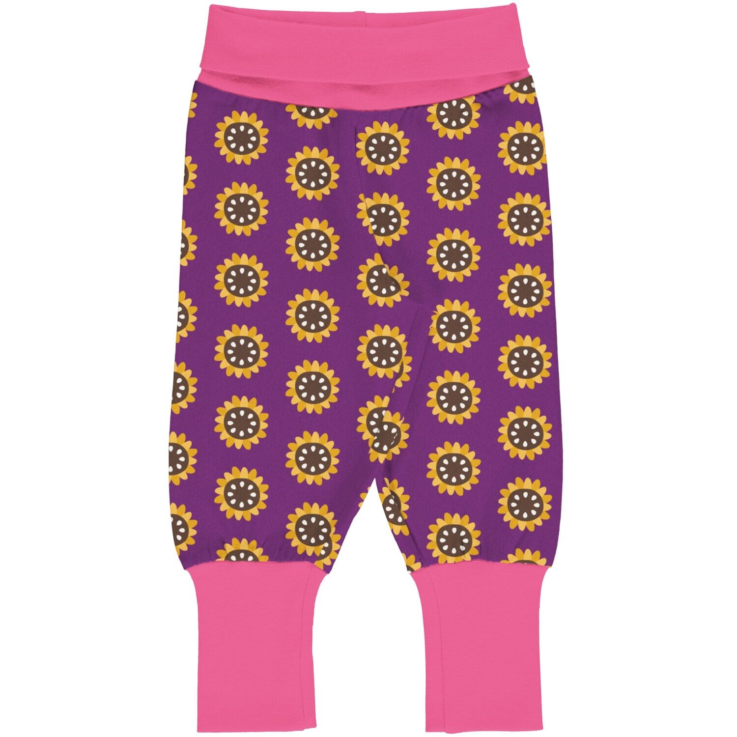 Maxomorra Classic Pants Rib Garden Sunflower