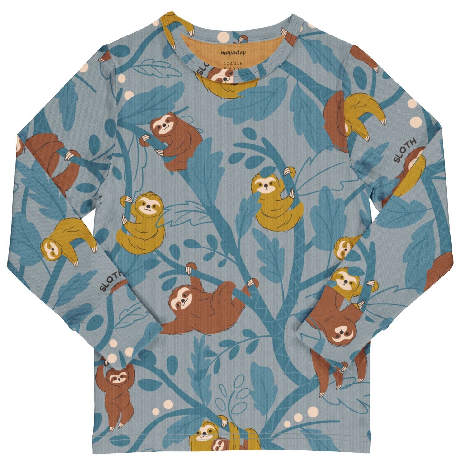 Meyadey by Maxomorra Top LS Sleepy Sloth