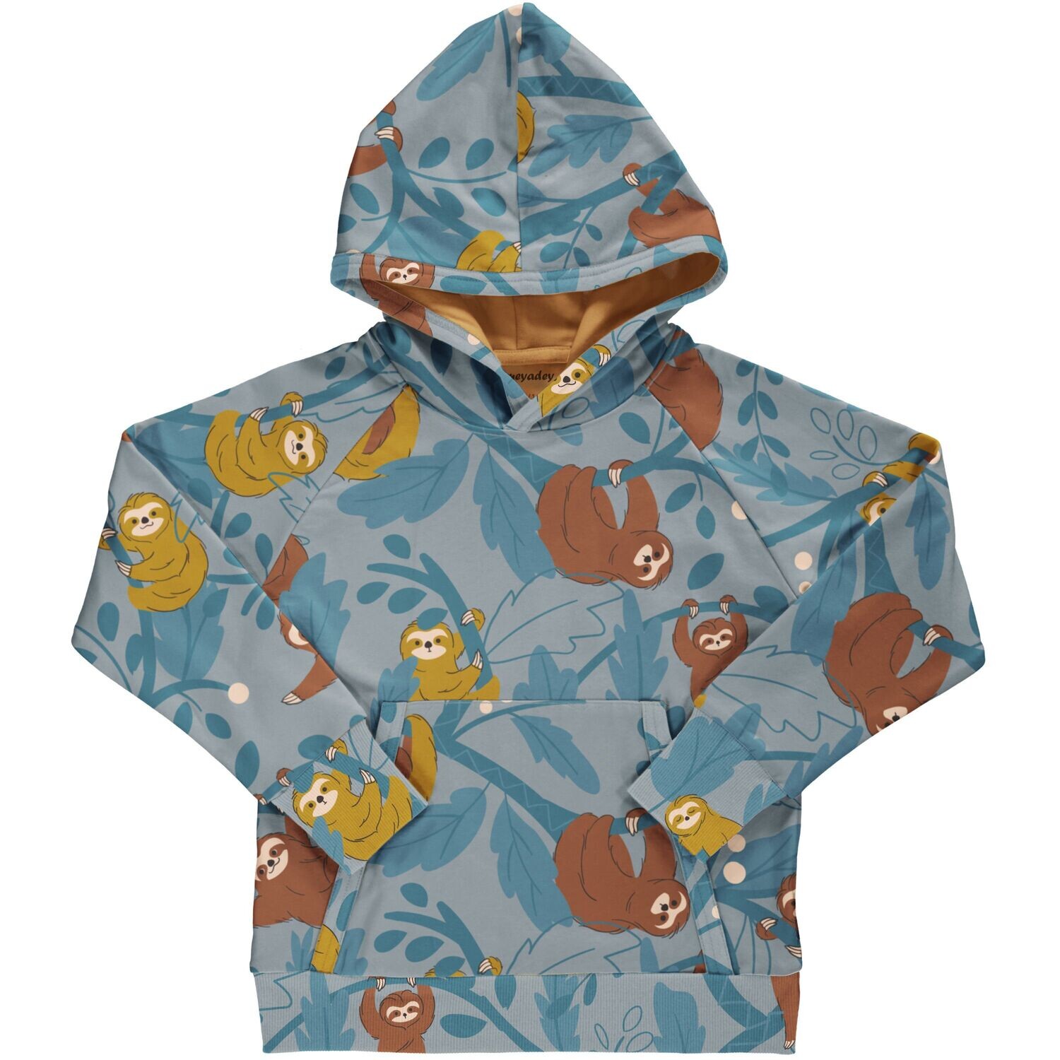 Meyadey by Maxomorra Hoodie Lined  Sleepy Sloth